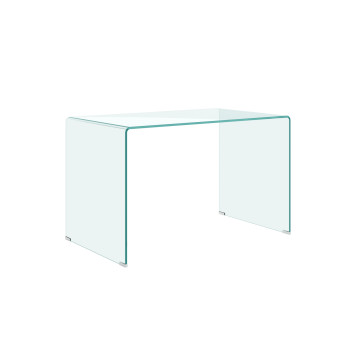  - Glassy gebogener Glasschreibtisch 120x70x75 cm