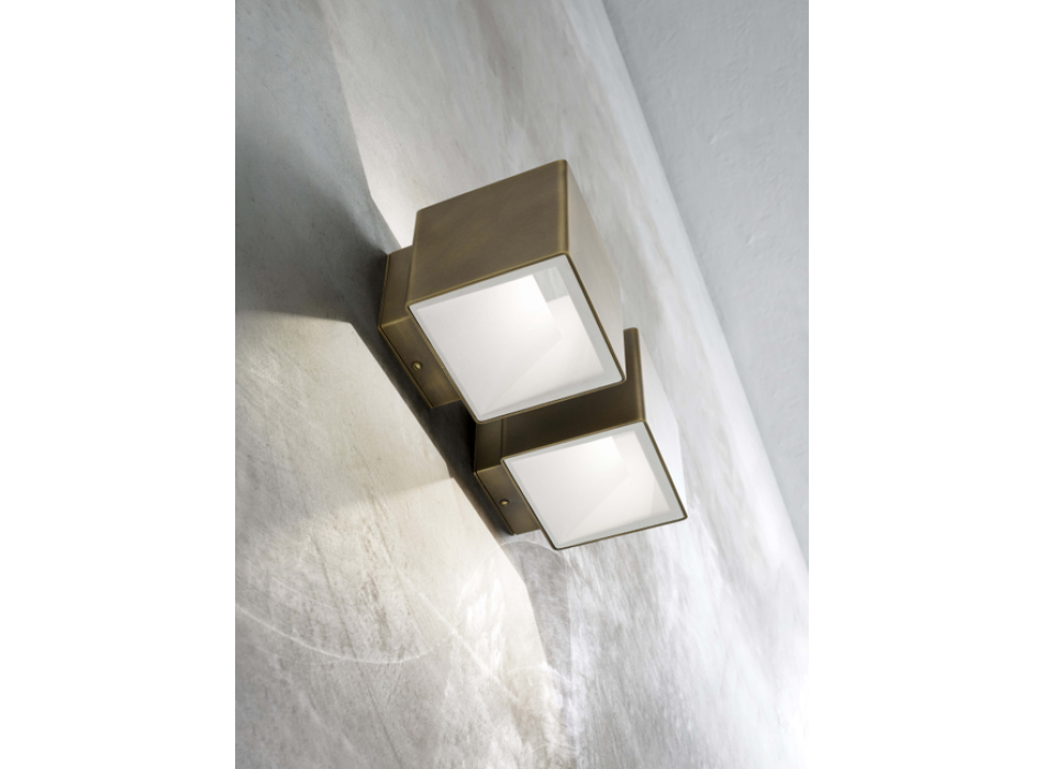 Aldo Bernardi Cubetto Wandlampe