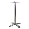 Alan-Bartischgestell aus Aluminium in der Farbe Vacchetti-Edelstahl
