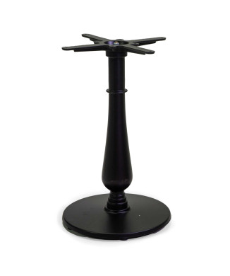 Oscar schwarzer runder Tischfuß aus Gusseisen, ø43h72 cm, Vacchetti