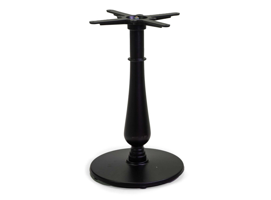 Oscar schwarzer runder Tischfuß aus Gusseisen, ø43h72 cm, Vacchetti