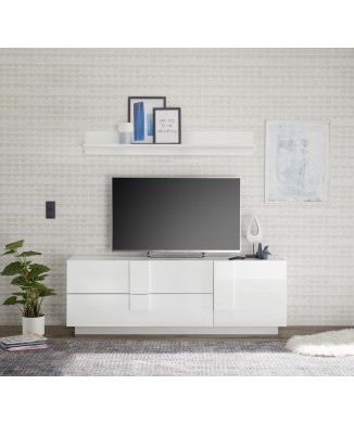 TV-Unterschrank, 2 Schubladen, 1 JUPITER-Tür, 182 x 44 x 63 cm