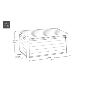 Harzkoffer SIGNATURE DECO BOX Keter