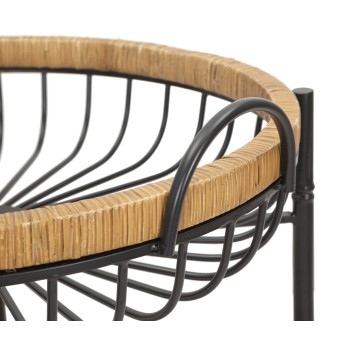 WAGEN MIT DOPPELKORB CEBU MIT ROLLEN