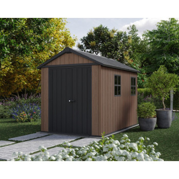 KETER NEWTON PLUS Doppel-Gerätehaus mit Aufbaumöglichkeit