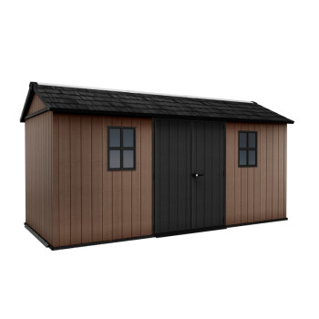 KETER NEWTON PLUS Doppel-Gerätehaus mit Aufbaumöglichkeit