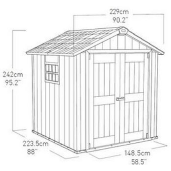 Oakland Keter Geräteschuppen