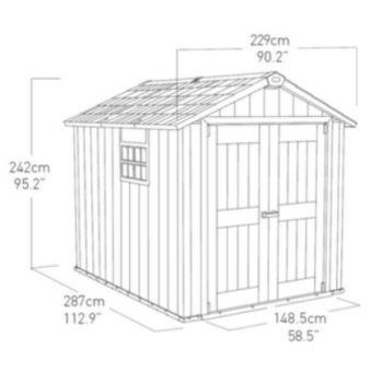 Oakland Keter Geräteschuppen