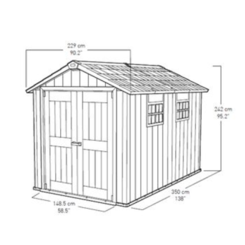 Oakland Keter Geräteschuppen