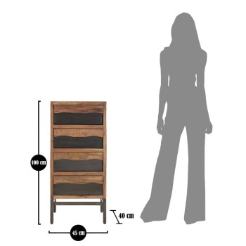 Kommode aus gelbem Stein