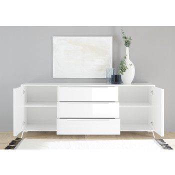 CITY-Sideboard mit 2 Türen und 3 Schubladen