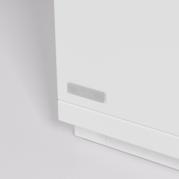 Abilen Nachttisch, Eichenfurnier und weißer Lack, 53 x 44 cm, FSC 100%