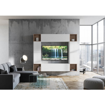 Isoka-Kompositionen – Isoka A05 Wohnzimmer-Wandkomposition B.254 H.200 T.39.2