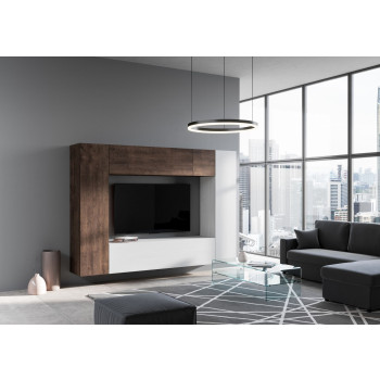 Isoka-Kompositionen – Isoka A06 Wohnzimmer-Wandkomposition B.254 H.173,6 T.39,2