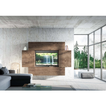 Isoka-Kompositionen - Isoka A07 Wohnzimmer-Wandkomposition B.234 H.160 T.39.2