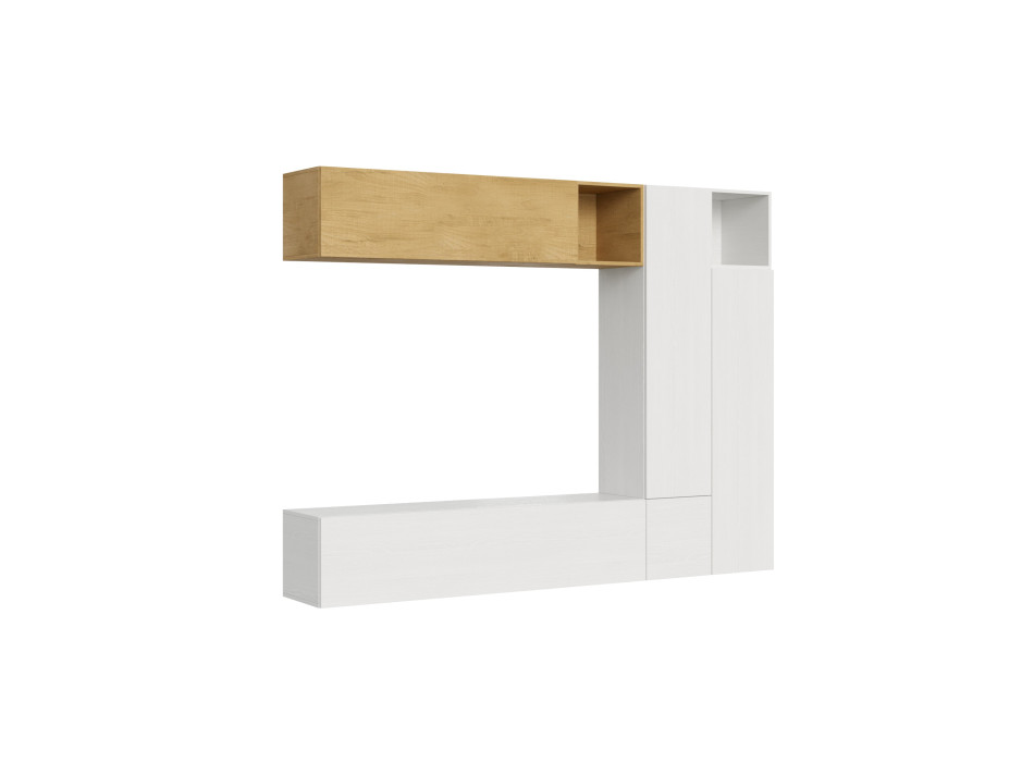 Isoka-Kompositionen – Isoka A08 Wohnzimmer-Wandkomposition B.254 H.194 T.39.2