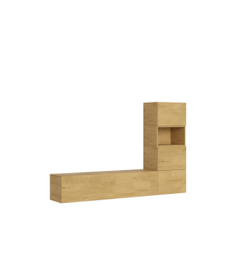 Isoka-Kompositionen – Isoka A09 Wohnzimmer-Wandkomposition B.234 H.160 T.39.2