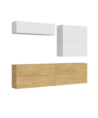 Isoka-Kompositionen – Isoka A103 Wohnzimmer-Wandkomposition B.308 T.39.2