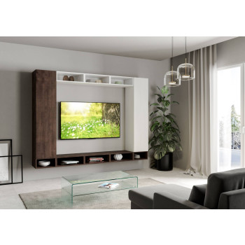 Isoka-Kompositionen - Isoka A107 Wohnzimmer-Wandkomposition B.260 H.194 T.39.2