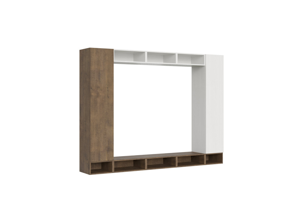 Isoka-Kompositionen - Isoka A107 Wohnzimmer-Wandkomposition B.260 H.194 T.39.2