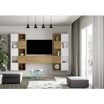 Isoka-Kompositionen – Isoka A109 Wohnzimmer-Wandkomposition B.314 H.200 T.39.2