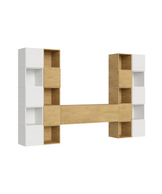 Isoka-Kompositionen – Isoka A109 Wohnzimmer-Wandkomposition B.314 H.200 T.39.2