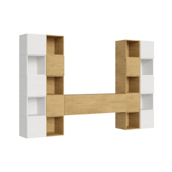 Isoka-Kompositionen – Isoka A109 Wohnzimmer-Wandkomposition B.314 H.200 T.39.2