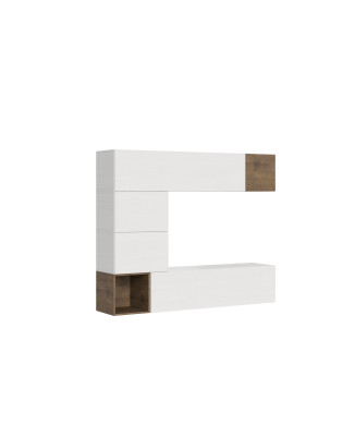 Isoka-Kompositionen - Isoka A11 Wohnzimmer-Wandkomposition B.194 H.160 T.39.2