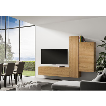 Isoka-Kompositionen – Isoka A112 Wohnzimmer-Wandkomposition B.254 H.173,6 T.39,2