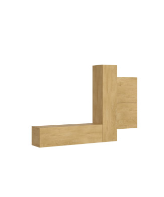 Isoka-Kompositionen – Isoka A112 Wohnzimmer-Wandkomposition B.254 H.173,6 T.39,2