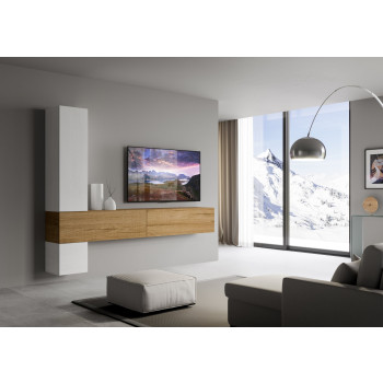 Isoka-Kompositionen - Isoka A113 Wohnzimmer-Wandkomposition B.268 H.214 T.39.2