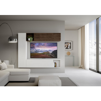 Isoka Kompositionen - Isoka Wohnzimmer-Wandkomposition A114 B.214 H.173.6 T.39.2