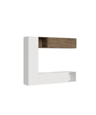 Isoka Kompositionen - Isoka Wohnzimmer-Wandkomposition A114 B.214 H.173.6 T.39.2