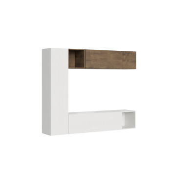 Isoka Kompositionen - Isoka Wohnzimmer-Wandkomposition A114 B.214 H.173.6 T.39.2