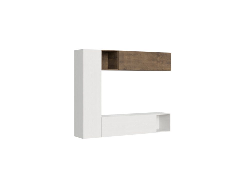 Isoka Kompositionen - Isoka Wohnzimmer-Wandkomposition A114 B.214 H.173.6 T.39.2