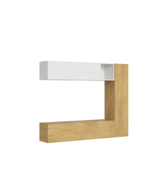 Isoka-Kompositionen - Isoka A14 Wohnzimmer-Wandkomposition B.214 H.173,6 T.39,2