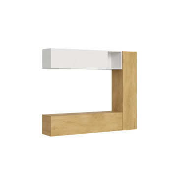 Isoka-Kompositionen - Isoka A14 Wohnzimmer-Wandkomposition B.214 H.173,6 T.39,2