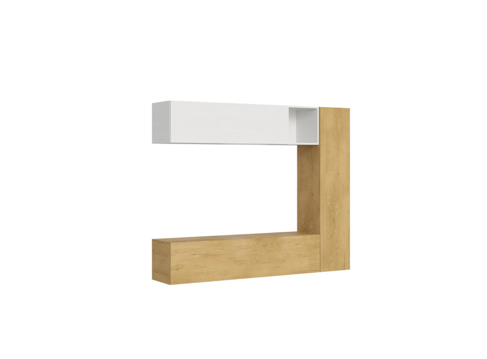 Isoka-Kompositionen - Isoka A14 Wohnzimmer-Wandkomposition B.214 H.173,6 T.39,2