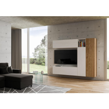 Isoka-Kompositionen – Isoka A18 Wohnzimmer-Wandkomposition B.214 H.173,6 T.39,2