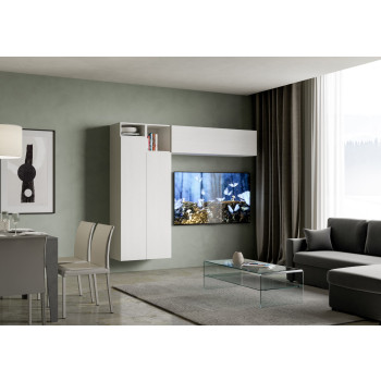 Isoka-Kompositionen - Isoka A21 Wohnzimmer-Wandkomposition B.234 H.194 T.39.2