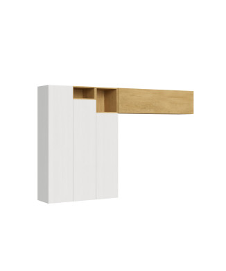 Isoka-Kompositionen - Isoka A22 Wohnzimmer-Wandkomposition B.274 H.173,6 T.39,2