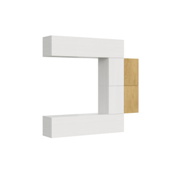 Isoka-Kompositionen - Isoka A23 Wohnzimmer-Wandkomposition B.214 H.200 T.39.2