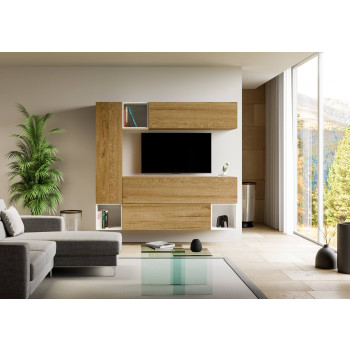 Isoka-Kompositionen – Isoka A26 Wohnzimmer-Wandkomposition B.214 T.39.2