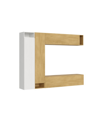 Isoka-Kompositionen - Isoka A27 Wohnzimmer-Wandkomposition B.254 H.194 T.39.2