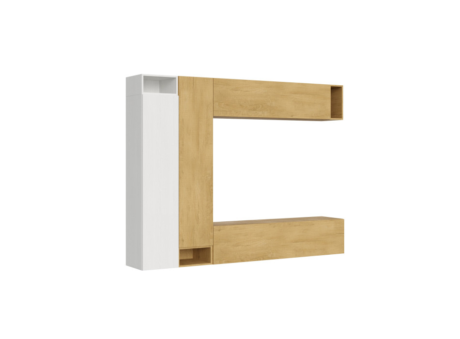 Isoka-Kompositionen - Isoka A27 Wohnzimmer-Wandkomposition B.254 H.194 T.39.2