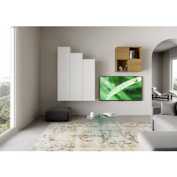 Isoka-Kompositionen – Isoka A33 Wohnzimmer-Wandkomposition B.120 H.173.6