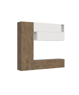 Isoka-Kompositionen – Isoka A34 Wohnzimmer-Wandkomposition B.234 H.210