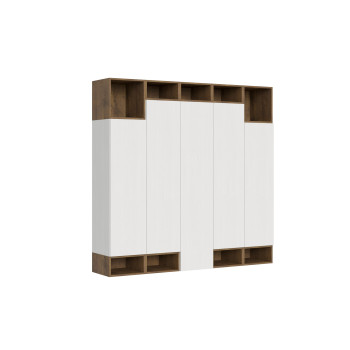 Isoka-Kompositionen – Isoka A35 Wohnzimmer-Wandkomposition B.200 H.194