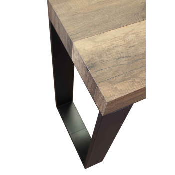 Ausziehbarer Konsolentisch 90x40/300 cm Tecno Anthrazit Rahmen