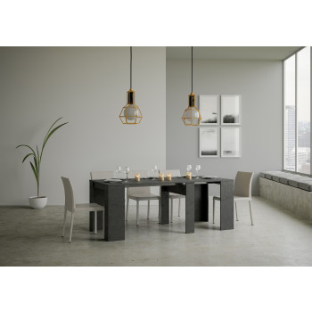 Basic Console - Ausziehbare Konsole 90x48/308 cm Basic Weiß Esche